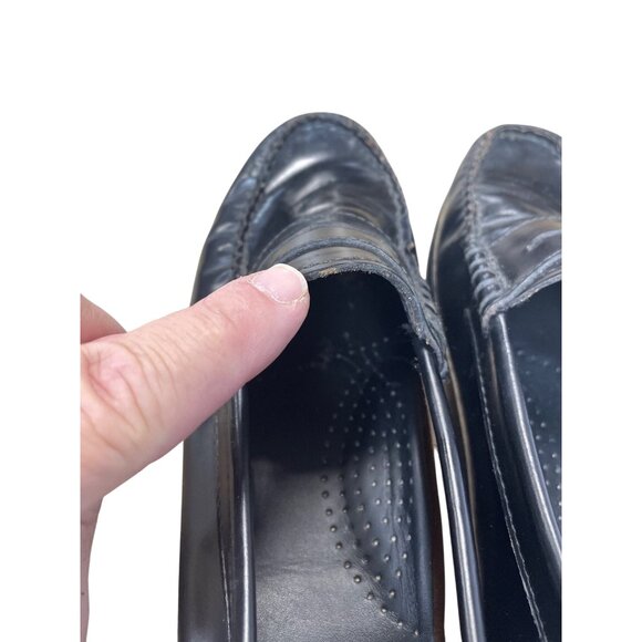 G.H. Bass Weejuns Whitney Womans Black Leathe Slip loafer Sz 8.5M SKU 9528 - Picture 12 of 16